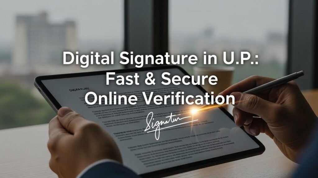 Digital Signature in U.P.