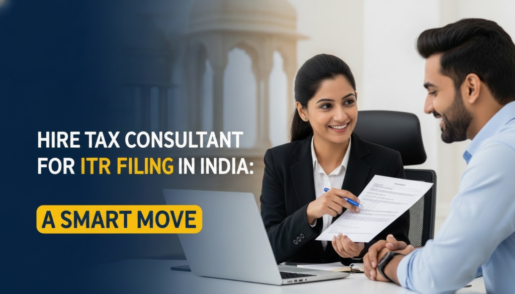 Hire Tax Consultant for ITR Filing in India: A Smart Move