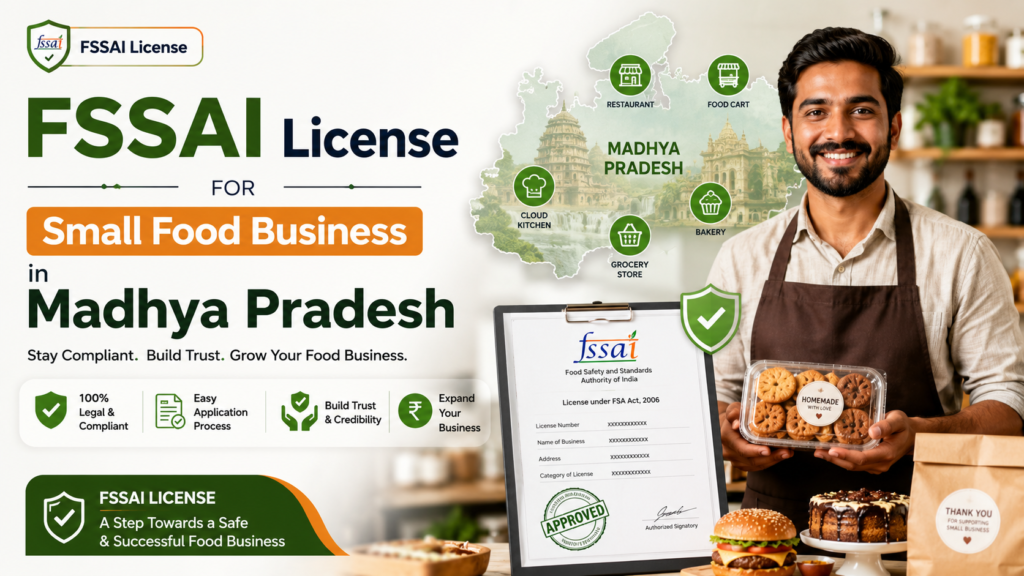 FSSAI License for Small Food Business in Madhya Pradesh